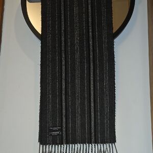 VTG Christian Dior Monsieur "Cashmaire" Scarf - Charcoal Gray